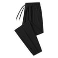 thumbnail image 1 of Zszcpp Men'S Casual Pants Unisex Stretch Quick Drying Elastic Waist Drawstring Ice Silk Trousers Casual Trouser, 1 of 5