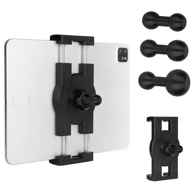 Soporte para tabletas Mippko de aleación de aluminio con 3 adaptadores de bola