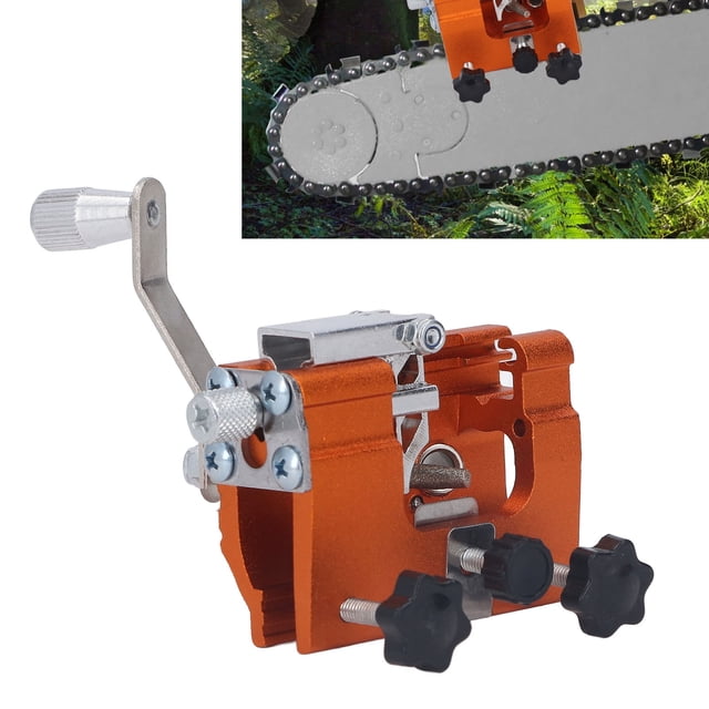 Chainsaw Sharpener Kit, Portable Chainsaw Sharpening Jig Easy To Use Efficient Rust Proof for Garden Worker