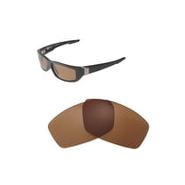 Walleva Brown Polarized Replacement Lenses for Spy Optic Dirty MO Sunglasses