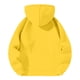 thumbnail image 3 of MHFRRA Sudadera con Capucha y Cremallera de Un Cuarto para Un Jersey Suave con Cordón Ajustable, Ajuste Cómodo, Estilo Deportivo Informal Amarillo, 3 of 3