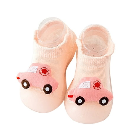 

Baby Soft Sole Non-Slip Shoes Boys Girls Animal Cartoon Socks Shoes Toddler Warmthe Floor Socks Non Slip Prewalker Shoes