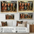 thumbnail image 4 of Designart "Tribes Dogon African Mask III" African Tribes Floater Framed Canvas Wall Art, 4 of 7