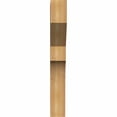 thumbnail image 2 of 3 1/2"W x 10"D x 26"H Monterey Smooth Corbel, Western Red Cedar, 2 of 9