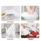 thumbnail image 3 of Guantes de nitrilo desechables blancos de 9 pulgadas sin polvo con dedos de lino, antideslizantes, a prueba de ácidos y álcalis, guantes de nitrilo de goma para fábricas electrónicas, 3 of 4