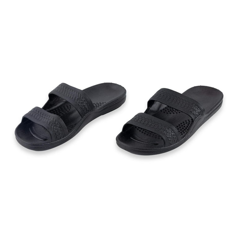 AJ W Comfy PVC Black Sandals