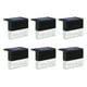 thumbnail image 2 of Luces de valla de jardín de panel solar 3000K Lámparas de escalera de luz solar decorativas recargables LED RGB IP55 Iluminación de camino impermeable 6 piezas Guardurnaity HA009198-02B, 2 of 6