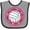 Heather and Black, variant on Inktastic Volleyball Girl Girls Baby Bib