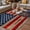 Blue Red White, variant on American Flag Outdoor Rug for Patio/Deck/Porch, Non-Slip Large Area Rug 4 x 6 Ft, Vintage Eagle Blue Red USA Flag Indoor Outdoor Rugs Washable Area Rugs, Reversible Camping Rug Carpet Runner