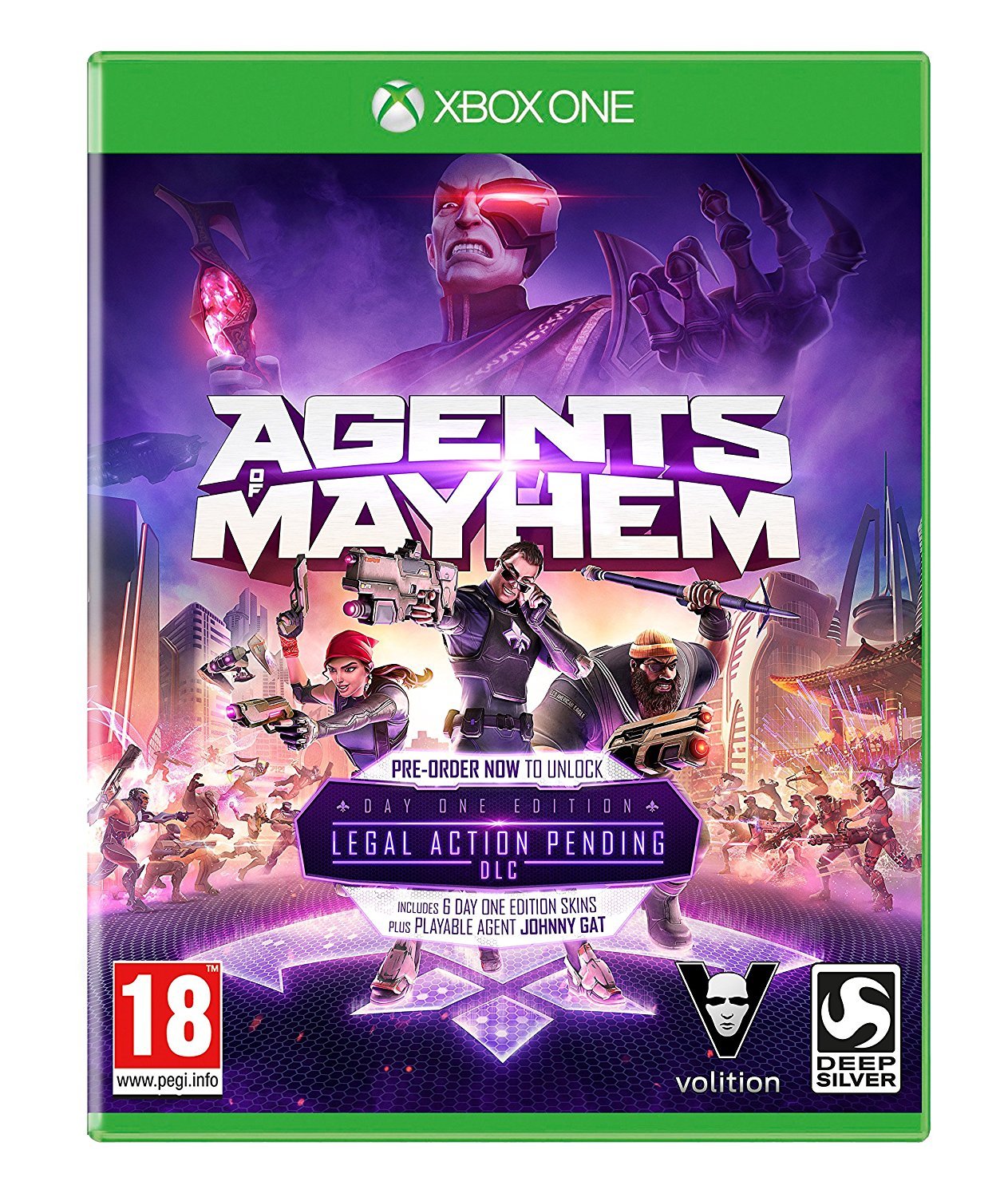 Agents of Mayhem: Day One Edition (Xbox One) Video Games UK Import Region Free - Deep Silver