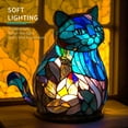 thumbnail image 4 of HLONK Nightlight Automatic Sensing Lava Lamp Long Battery Life Rotatable Lamp Head Night Lights Plug Into Wall Style10, 4 of 7