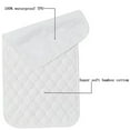 thumbnail image 6 of Changing Pad Liners 3 Pack, Waterproof Bamboo Cotton Blend, Soft Absorbent Reusable Liner for Baby Changing Table,White Rectangular, 6 of 9