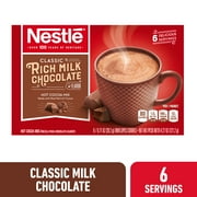 Nestle Classic Rich Milk Chocolate Flavor Hot Cocoa, 4.27 oz, 6 Count Box
