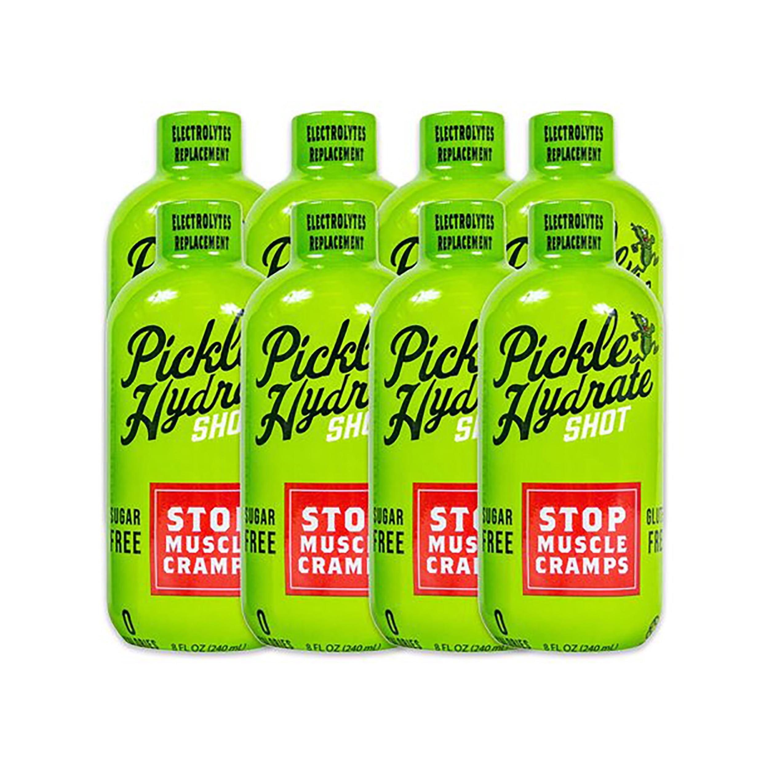 Pickle Hydrate Shot for Cramps Relief Electrolyte Replacement Pickle Juice Drink Extra Strength