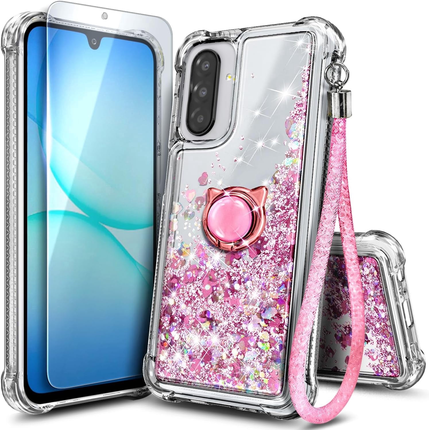 NGB Supremacy Galaxy A17/A26 5G Glitter Case with Accessories photo 1