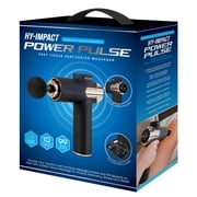 HY-IMPACT Power Pulse Deep Tissue Percussion Muscle Massager - Touch Control, 3 Modes, 99 Speeds & 10 Attachments