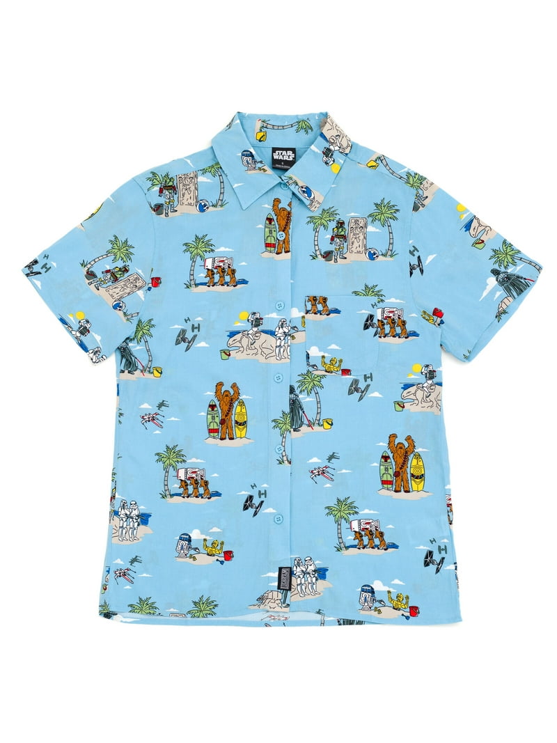 Star Wars Darth Vader, Boba Fett, Stormtrooper Han Solo Hawaiian