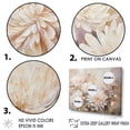 thumbnail image 3 of Designart "Blooming Chrysanthemums In Beige Tones" Flowers Wall Art Prints, 3 of 7
