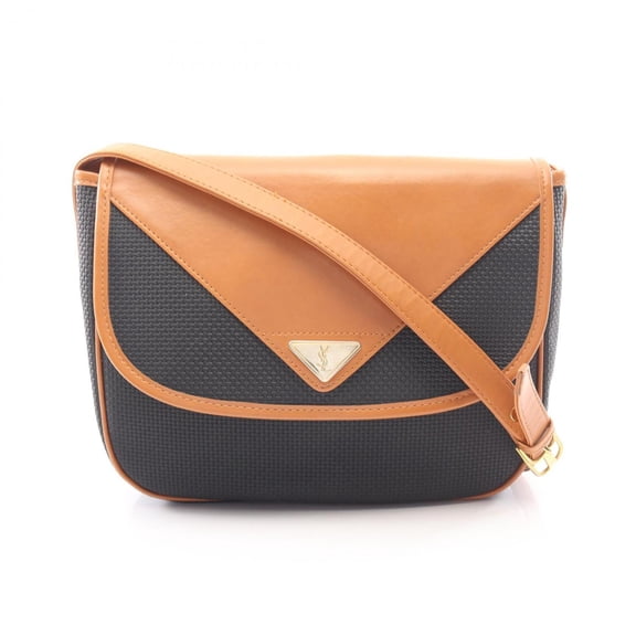 Pre-Owned Yves Saint Laurent shoulder bag/handbag, coated canvas and leather, women's,...