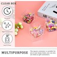 thumbnail image 4 of 40 Pcs Clear Acrylic Boxes, Small Clear Boxes with Lids, 2.2 x 2.2 x 2.2 in Plastic Square Cube, Square Display Box, Clear Container Boxes for Candy Pill Earring Jewelry Tiny Beads, 4 of 7