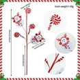 thumbnail image 2 of Snowman Christmas Tree Decoration Festive Floral Branch Insert for, 2 of 4