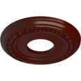 thumbnail image 3 of Ekena Millwork 12 1/4"OD x 4"ID x 1 1/8"P Jackson Ceiling Medallion (Fits Canopies up to 7 3/8"), Hand-Painted Brushed Mahogany, 3 of 8