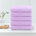 thumbnail image 6 of Tyidzon 5 Pack Face Towels Soft Hand Towels for Bathroom Absorbent Quick Dry - Gentle Skin-Friendly Cloths for Makeup, Easy to Rinse Facial Cleaning Towels, 12X24 Inch, Purple, 6 of 7