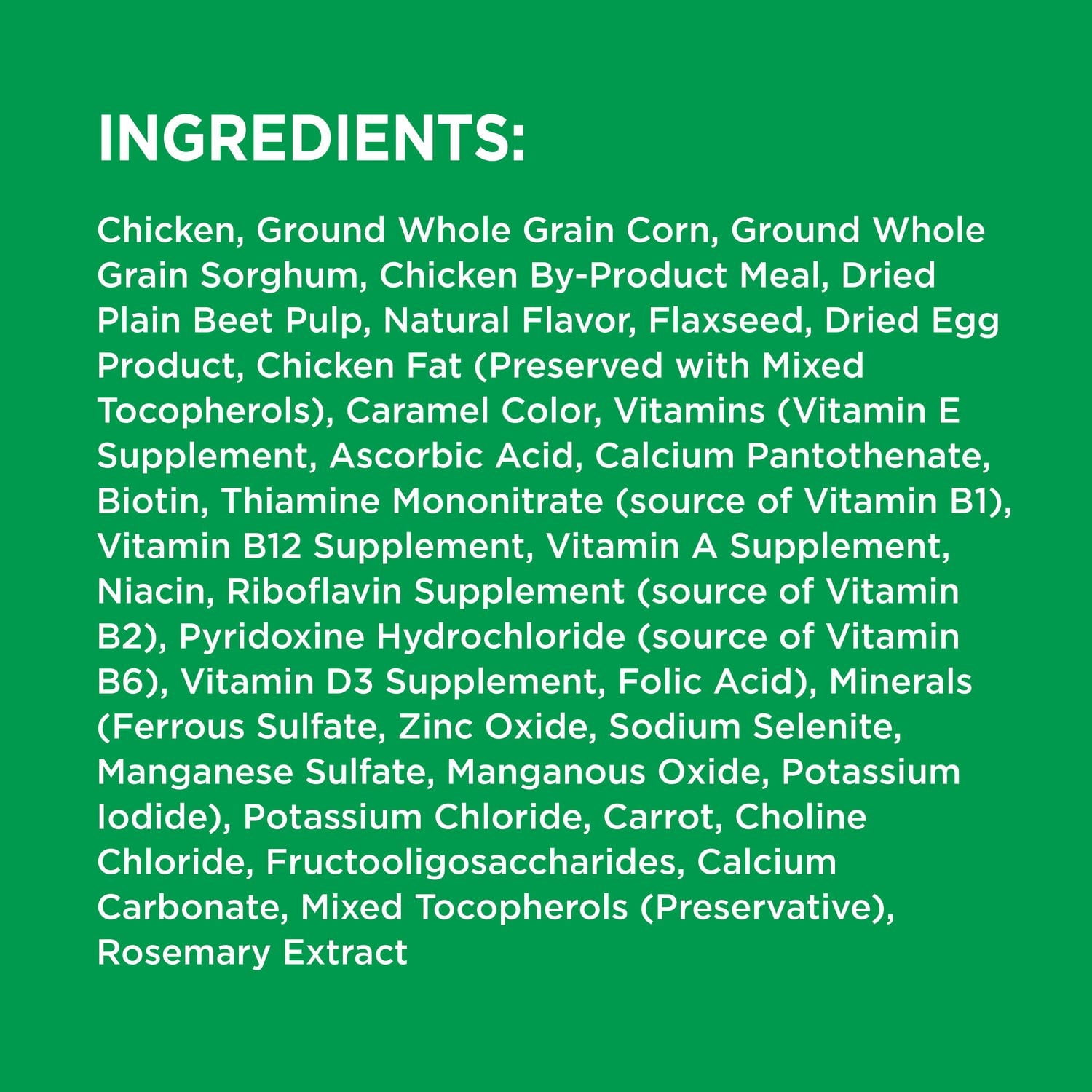 Iams Minichunks Chicken & Whole Grains Recipe Dry Dog Food 38.5KG