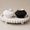 White Black, variant on DBOZE 3-Piece Candle Holder Set with Tray – Modern Ribbed Matte Tealight Holders, Decorative Candle Holders for Coffee Table, Bathroom, Home Décor