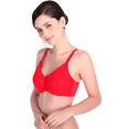 thumbnail image 5 of BIMEI Mastectomy Bra with Pockets for Breast Prosthesis Women's Full Coverage Wirefree Everyday Bra plus size 8102,Red,40B, 5 of 9