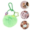 thumbnail image 3 of Unique Bargains 1 Pc Fashion Cute Coal Ball Handbag Charm Bag Accessories Green, 3 of 5