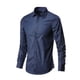 thumbnail image 1 of Men's Long Sleeve Shirt Easy Iron Slim Fit Wrinkle Perfect Fit Business Casual, 1 of 3