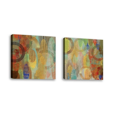 Set Of 2 Side By Ii Contemporary Fine Art Giclee On Canvas Set Of 2 Side By Ii Contemporary Fine Art Giclee On Canvas Gallery Wrap Wall Décor Painting 24 X Inch Ready To Hang