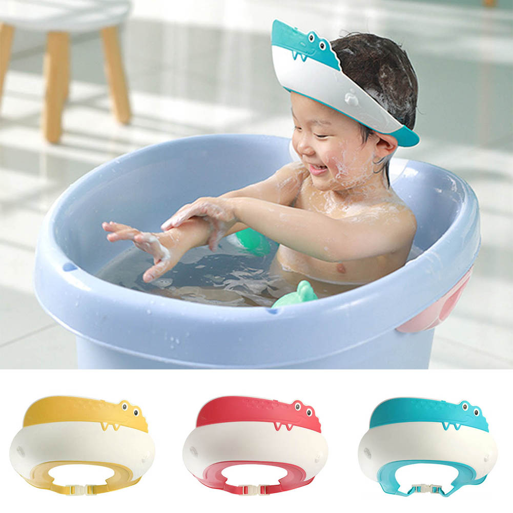 LINASHI Baby Shower Cap for Kids Hair Washing Shield Toddler Bath hat Baby Shower Visor Baby
