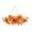 Red123, variant on Fall Crop Simulation Flower and Leaf Wall Hanging, Plastic Artificial Sunflowers Pumpkins Maple Leaves Berry Entrance Decoration for Halloween Thanksgiving, 15.7x7.09x2.75 Inch