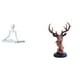 thumbnail image 1 of Figura de escritorio de pensador, adorno de cabeza de ciervo, escultura de animal, estatua creativa abstracta de material PP, adecuada para regalar, d, 1 of 8