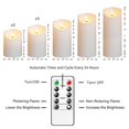 thumbnail image 3 of Juego de 9 velas LED sin llama Nimiko con control remoto y temporizador, 3 of 6