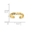 thumbnail image 5 of 14k Diamond-Cut Toe Ring, 5 of 6
