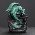 thumbnail image 3 of 1pc Vintage Dragon Ceramic Backflow Incense Burner, Home & Tabletop Decor, Relaxing Aroma Gift for Christmas (Without Incense), 3 of 8