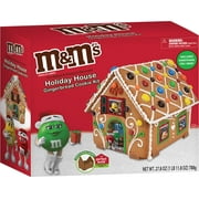 M&M's Holiday House Gingerbread Cookie Kit - 27.8 oz (788g) - Pre-Baked and Ready to Decorate Holiday House