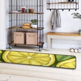 thumbnail image 6 of Lemon and Leaves 72×24 inch Runner Rug Non-Slip Pads Ares Rugs Washable for Bedroom Bathroom Living Room, 6 of 6