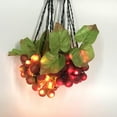 thumbnail image 3 of Solar String Lights Outdoor, Garden Fairy Lights with 80 LED, 8 Bunches Fake Grapes Artificial Grapes Hanging Garland Fairy Light for Home Wedding Party Cabinet, 3 of 8