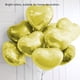 thumbnail image 4 of Globo de helio, 10 piezas, 10 , globo decorativo de aluminio con forma de corazón, globo plateado de aspecto llamativo, 4 of 6