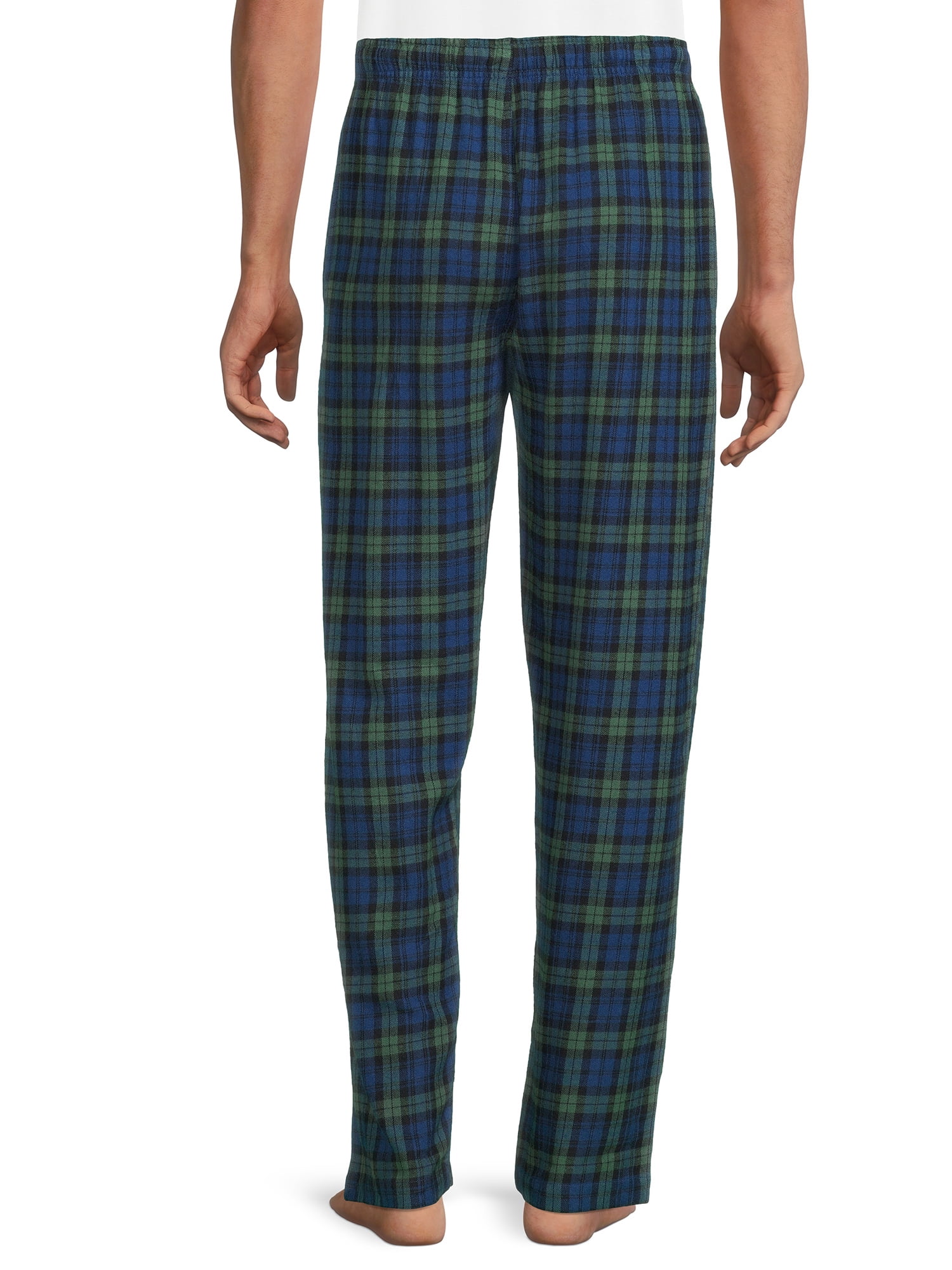 Hanes Men's and Big Men's 100% Cotton Flannel Pajama Pants, 2-Pack