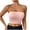 Pink, variant on Women's Crop Tube Tops Base Undershirt Summer Casual Going Out Blouses Off Shoulder Clubwear (S, White)