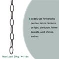 thumbnail image 5 of Uxcell 3.2mm Thick 1m Long Pendant Light Fixture Chains Bronze 2 Pack, 5 of 5
