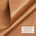 thumbnail image 4 of Z-hom 79" Top-Grain Leather Sofa, 3 Seater Couch for Living Room Office Mid-Century, Cognac Tan, 4 of 7