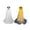 B, variant on 65 in. Halloween Eerie Ghosts — White Silhouette with Eerie Shadows, Halloween Decorations for Halloween Parties & Trick or Treat Nights — great for Haunted House Setups with creepy outdoor setups
