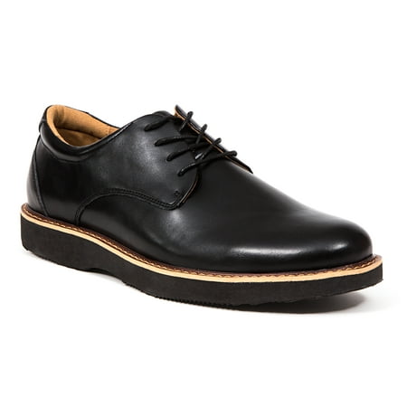 

Deer Stags Men s Walkmaster Plain-Toe Water-Repellant Oxford - Black - 14 Wide