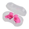 thumbnail image 4 of Tapones para los oídos de natación, protección para los oídos en espiral para , tapones para los oídos de silicona para dormir Rosa, 4 of 8